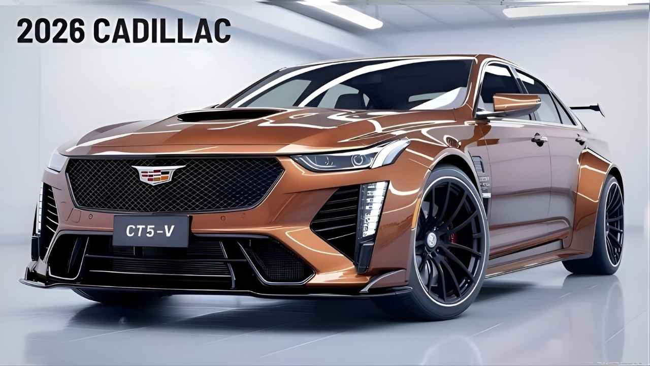 Cadillac CT5 2026: diseño premium con motor V8 supercargado y alto rendimiento